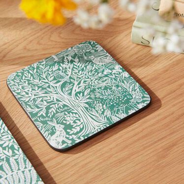 Tapestry Sage Set of 6 Coasters